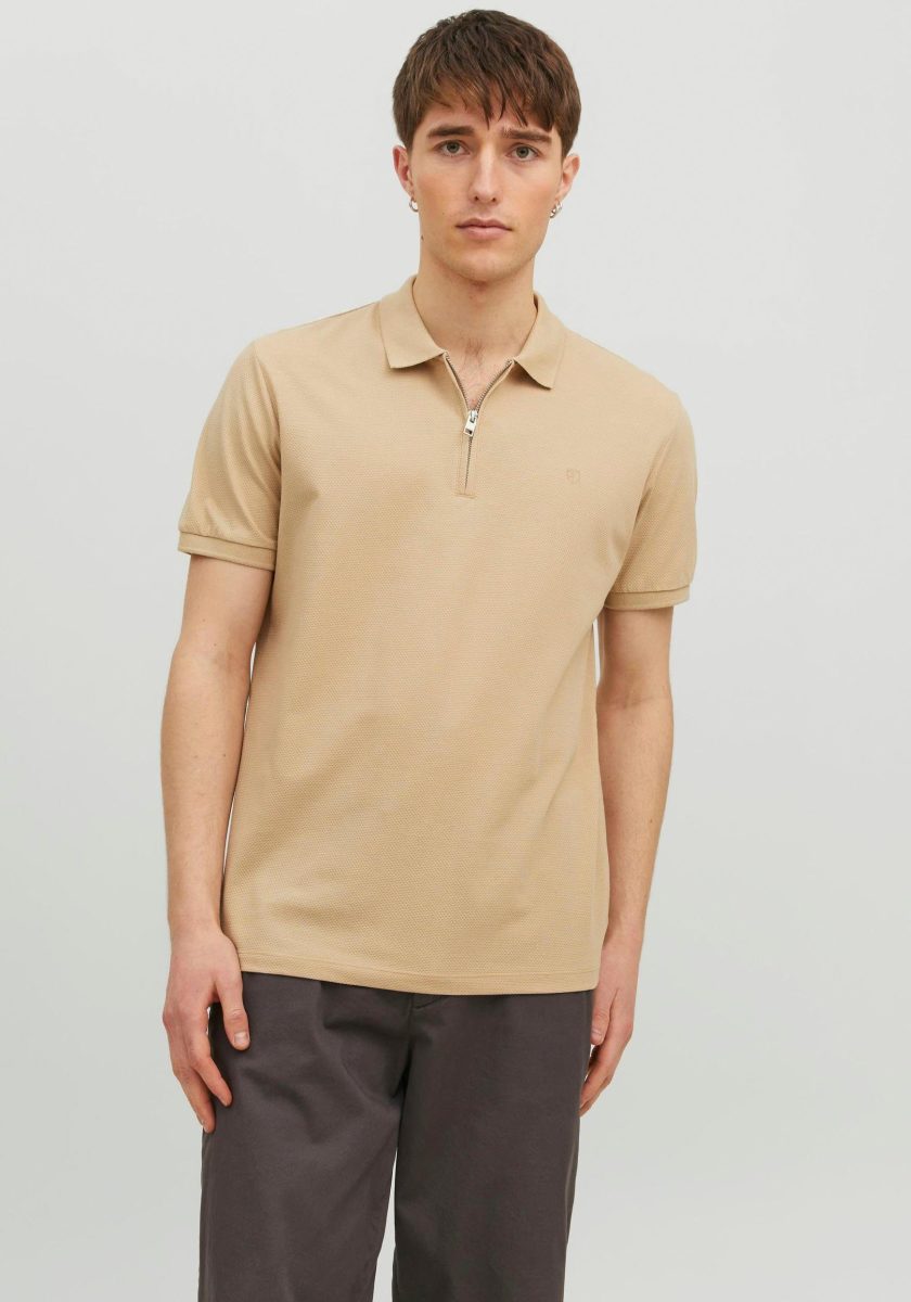 Jack & Jones Poloshirt JPRBLASCOTT ZIP SS POLO SN