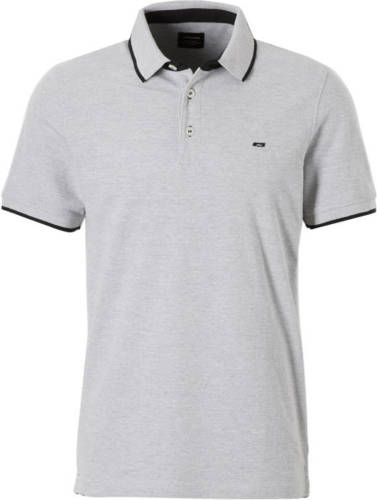Jack & Jones ESSENTIALS slim fit polo lichtgrijs