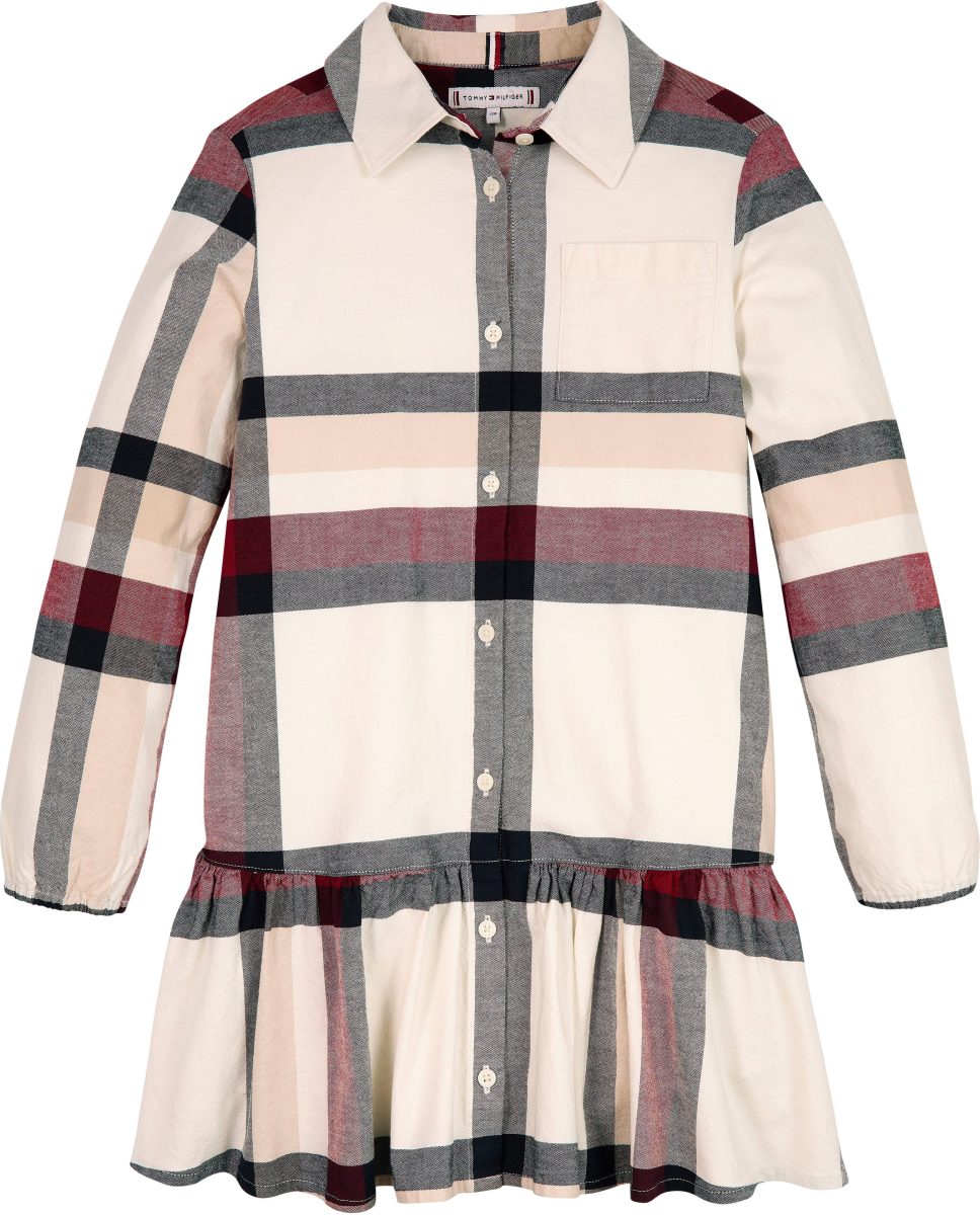 Tommy hilfiger Jurk met overhemdkraag
