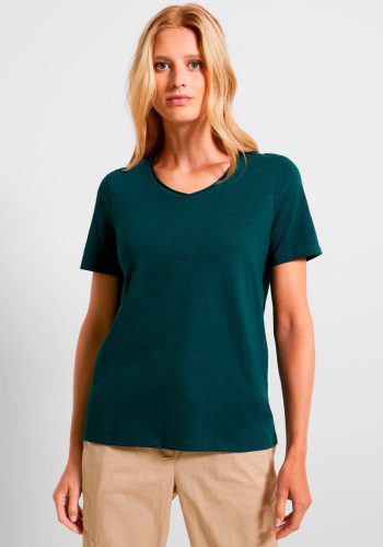 CECIL T-shirt in basic stijl