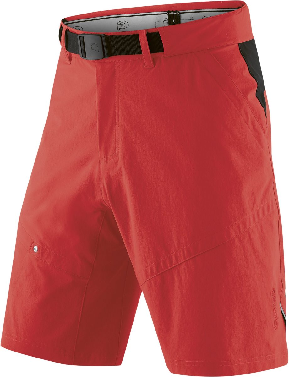 Gonso Fietsbroek ARICO korte herenfietsbroek met zitkussen, waterafstotend, inclusief riem