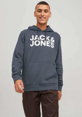 Jack & Jones Hoodie CORP Logo Hoodie met logoprint