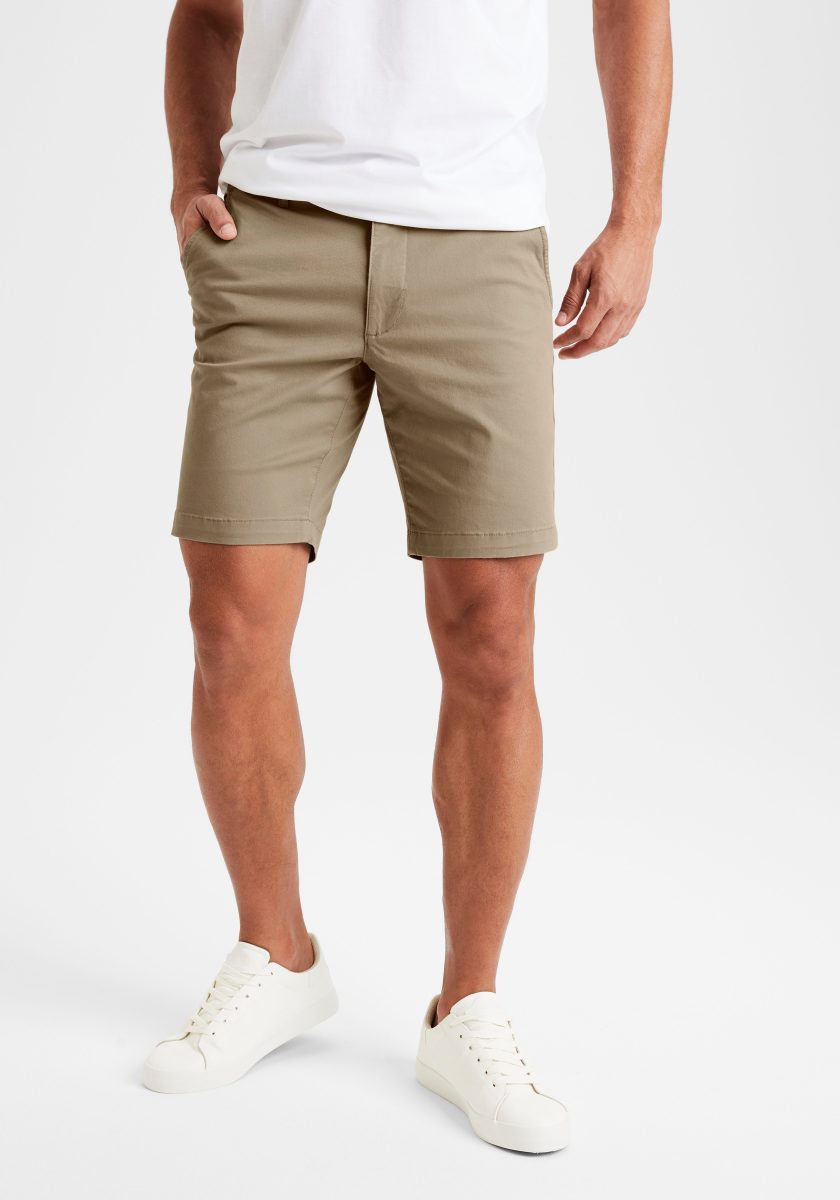 H.I.S Chino-short elastische katoenkwaliteit