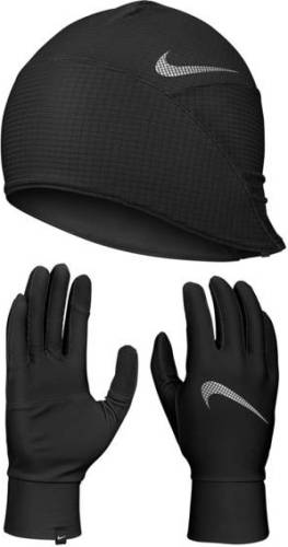 Nike Senior sportmuts en handschoenen zwart