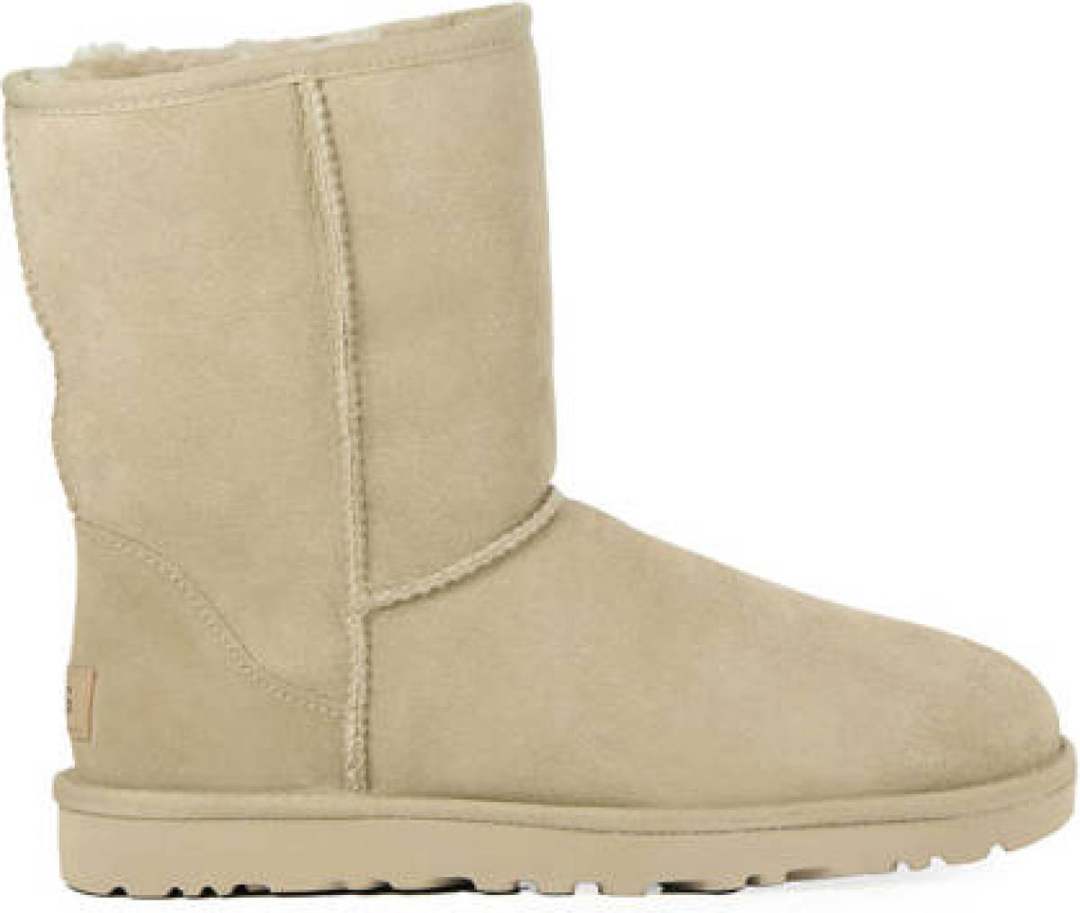 Ugg Classic Short suède enkelboots beige