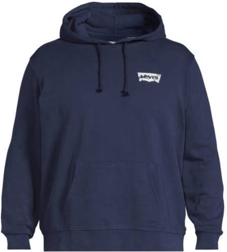 Levi's hoodie met backprint donkerblauw