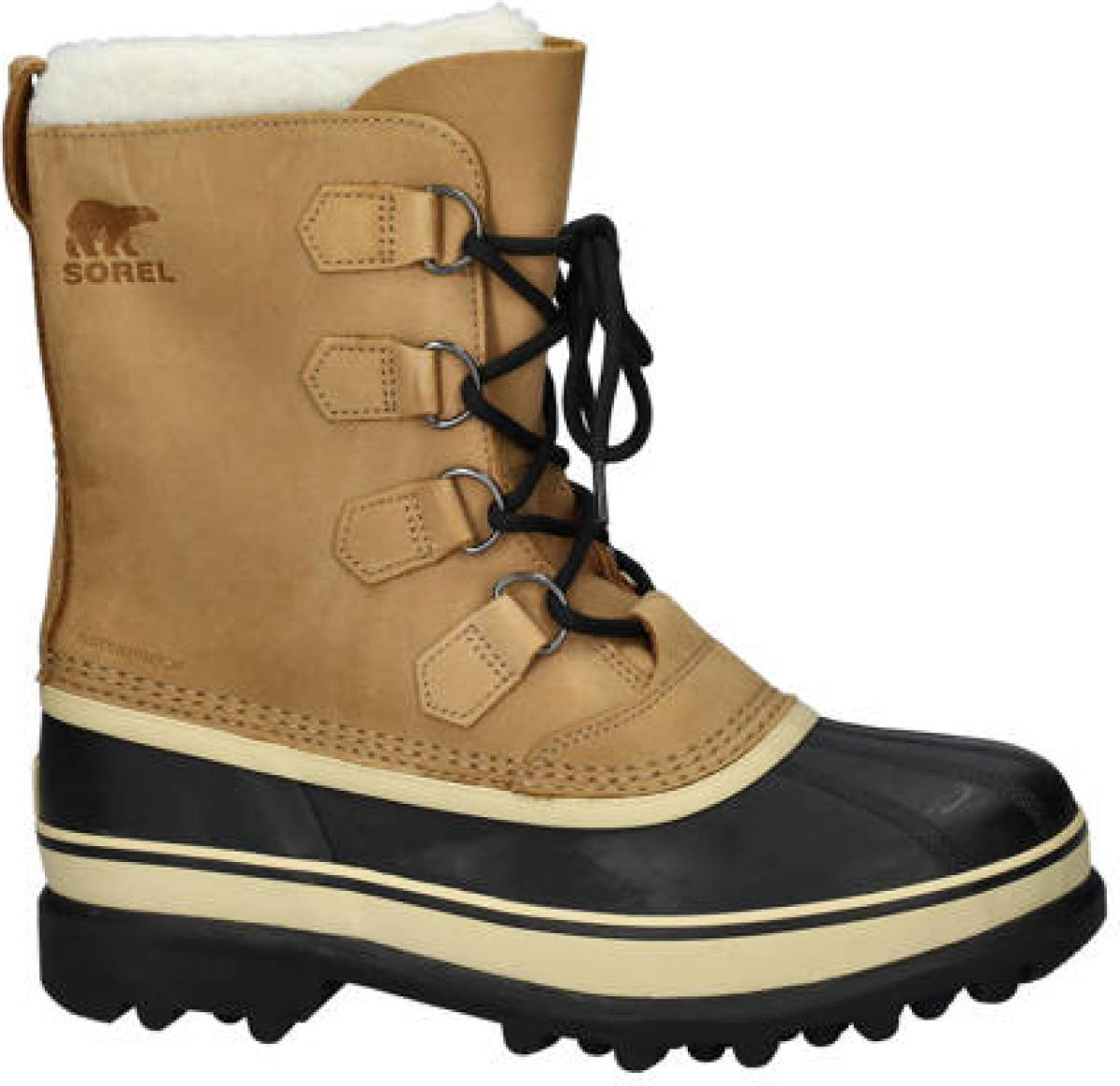 Sorel Caribou leren snowboots cognac