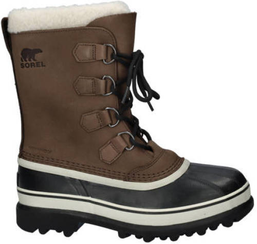 Sorel Caribou leren snowboots bruin