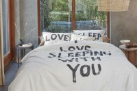 vtwonen katoenen dekbedovertrek 2 persoons Love Sleep (200x220 cm)
