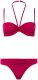 Lascana strapless bandeau bikini fuchsia