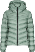 Superdry gewatteerde jas HOODED FUJI mintgroen