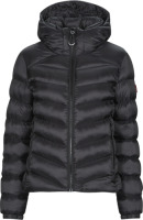 Superdry gewatteerde jas HOODED FUJI zwart