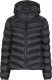 Superdry gewatteerde jas HOODED FUJI zwart