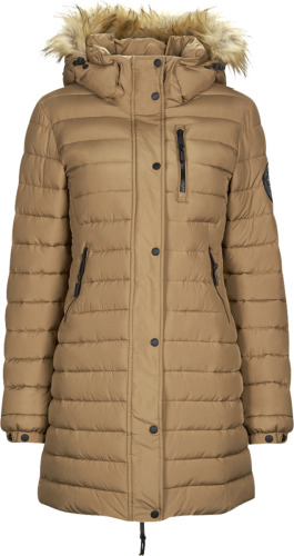 Superdry gewatteerde jas bruin