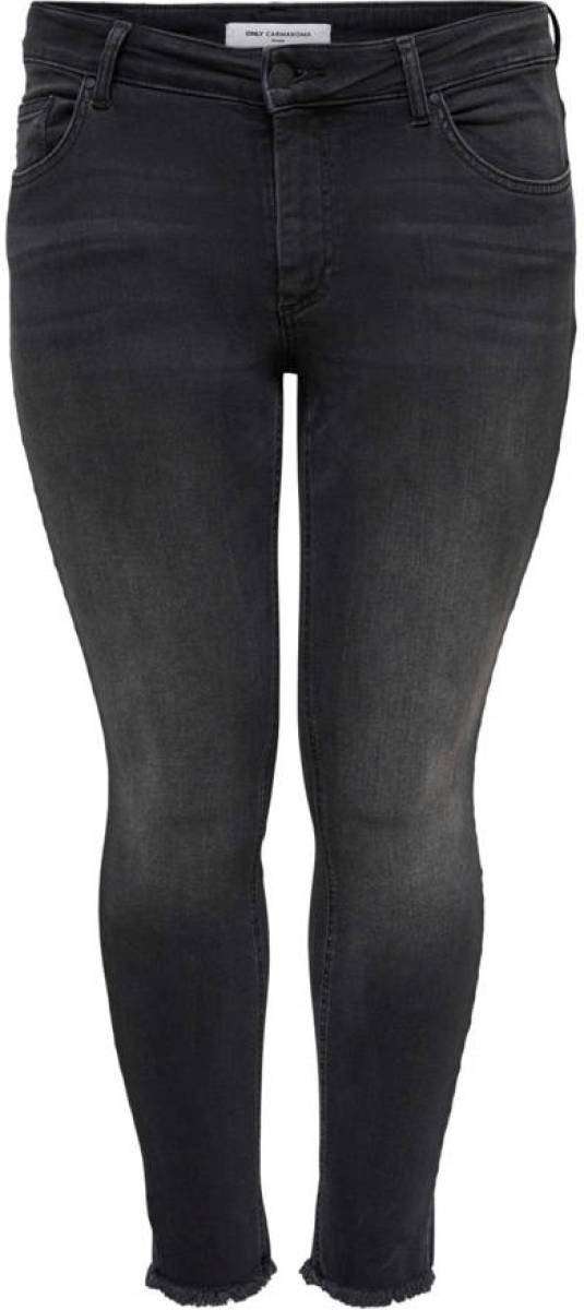 ONLY CARMAKOMA skinny jeans donkergrijs
