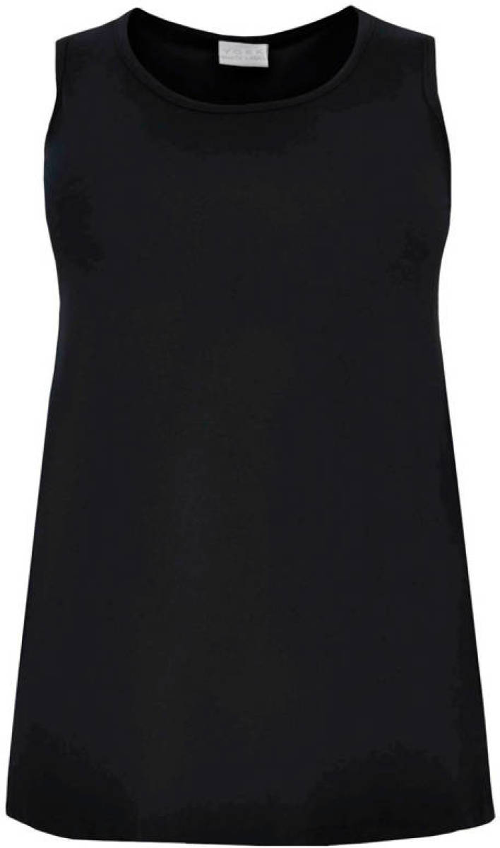 Yoek singlet met biologisch katoen zwart