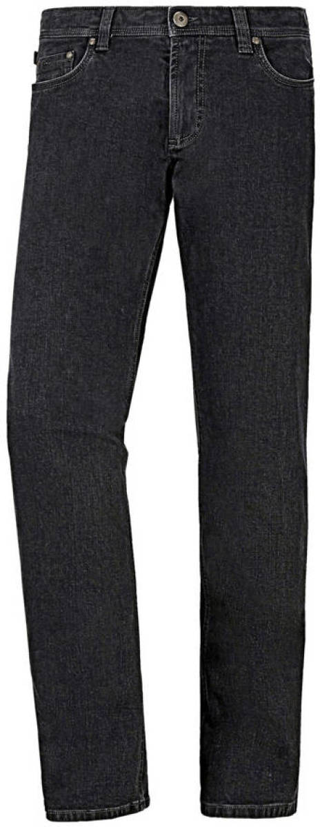 Jan Vanderstorm loose fit jeans Plus Size Dines zwart