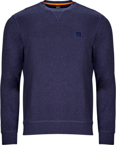 BOSS sweater Westart met logo navy