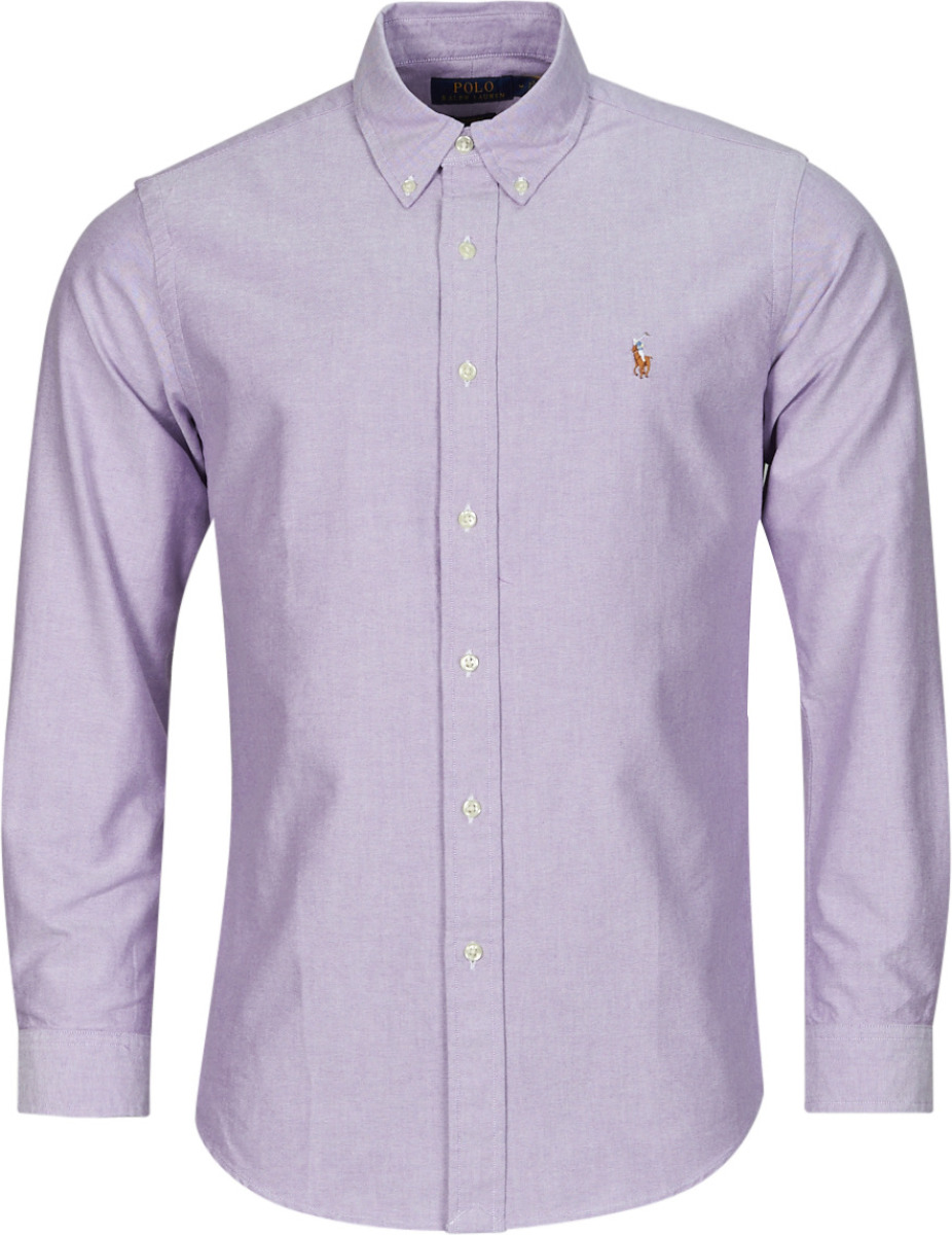 Polo ralph lauren regular fit overhemd met logo thistle