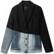 Desigual blazer zwart/light denim