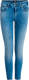 Eksept by Shoeby cropped high waist skinny jeans Ametist blauw
