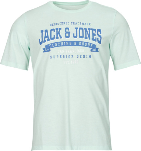 T-shirt Korte Mouw Jack & Jones  JJELOGO TEE SS O-NECK 2 COL SS24 SN