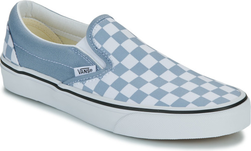 Instappers Vans  Classic Slip-On COLOR THEORY CHECKERBOARD DUSTY BLUE
