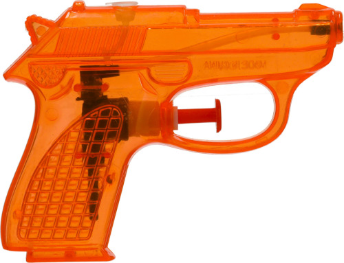 Cepewa Waterpistool Splash Gun - klein model - 12 cm - oranje