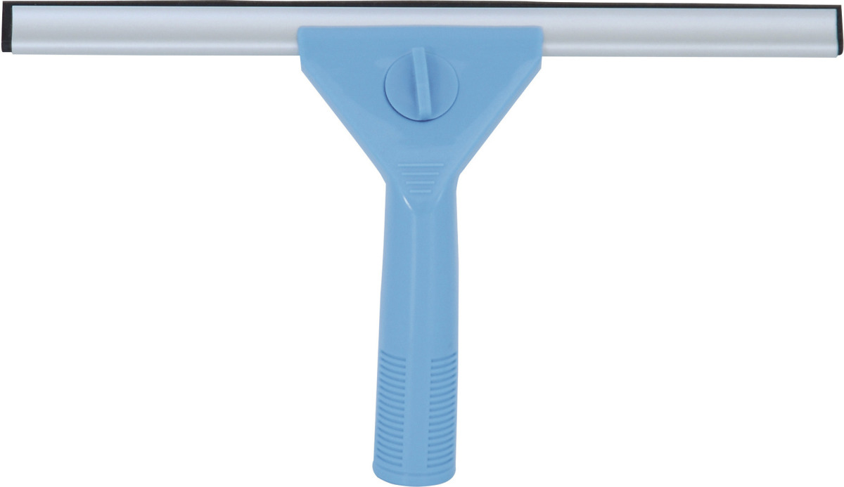 MSV Raamwisser/raamtrekker - kunststof handvat - blauw - 24 cm breed