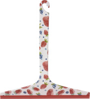 Excellent Houseware Raamwisser - raamtrekker - douchewisser - rood - pp kunststof - 25 x 20 x 3 cm