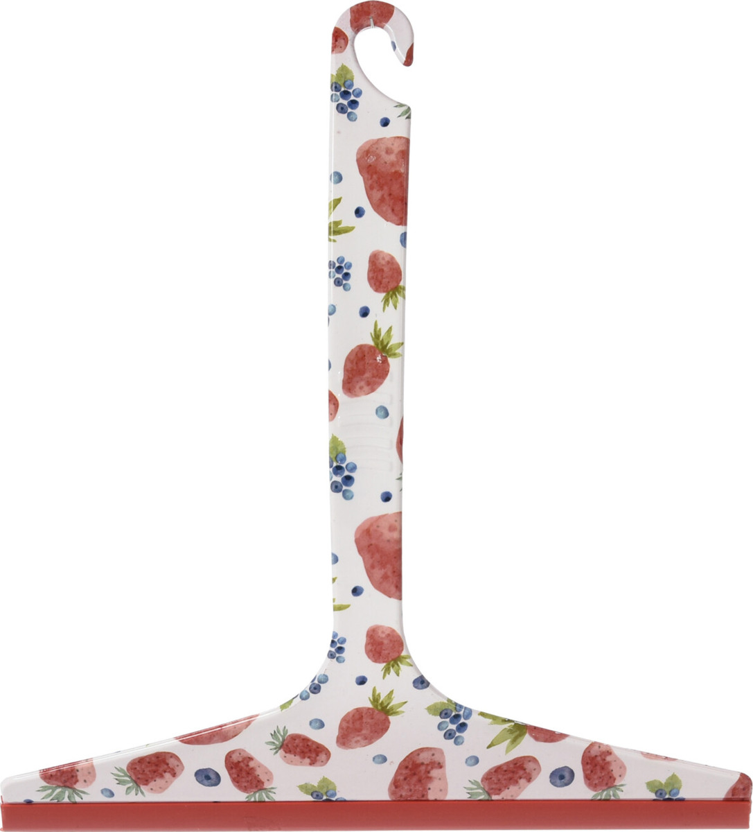 Excellent Houseware Raamwisser - raamtrekker - douchewisser - rood - pp kunststof - 25 x 20 x 3 cm