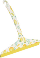 Excellent Houseware Raamwisser - raamtrekker - douchewisser - geel - pp kunststof - 25 x 20 x 3 cm