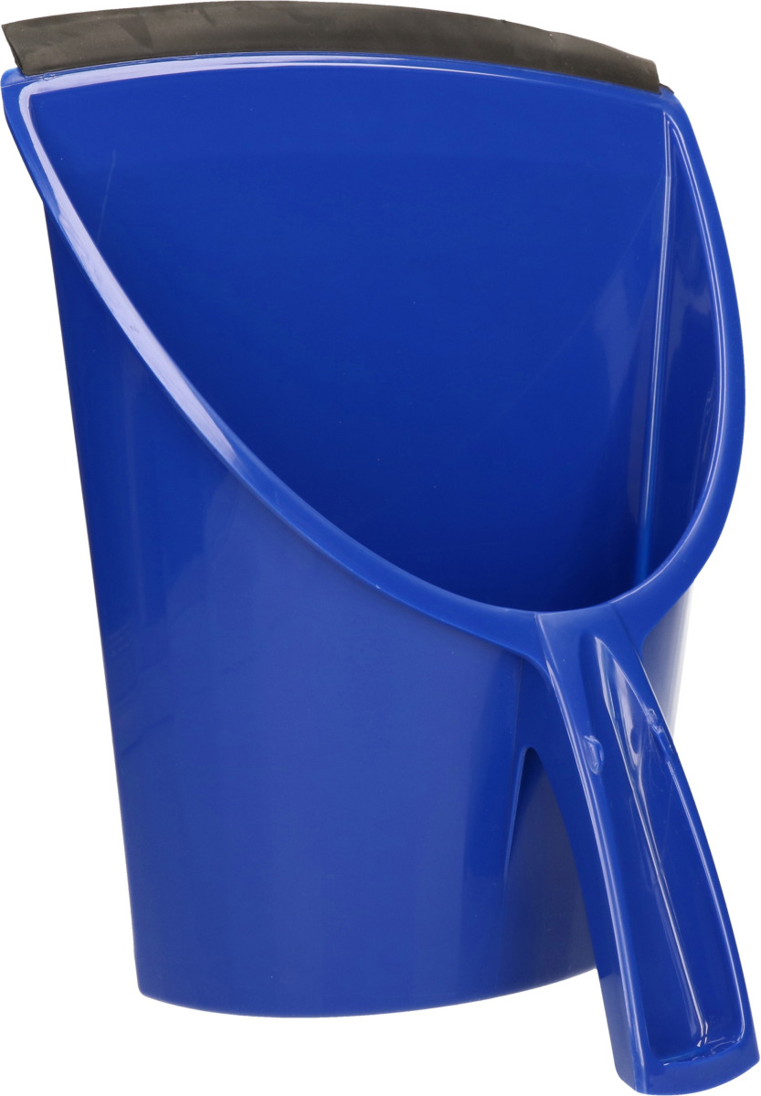 Brumag Blik/emmer - blauw - kunststof - binnen en buiten gebruik - L32 x B28 x H19 cm