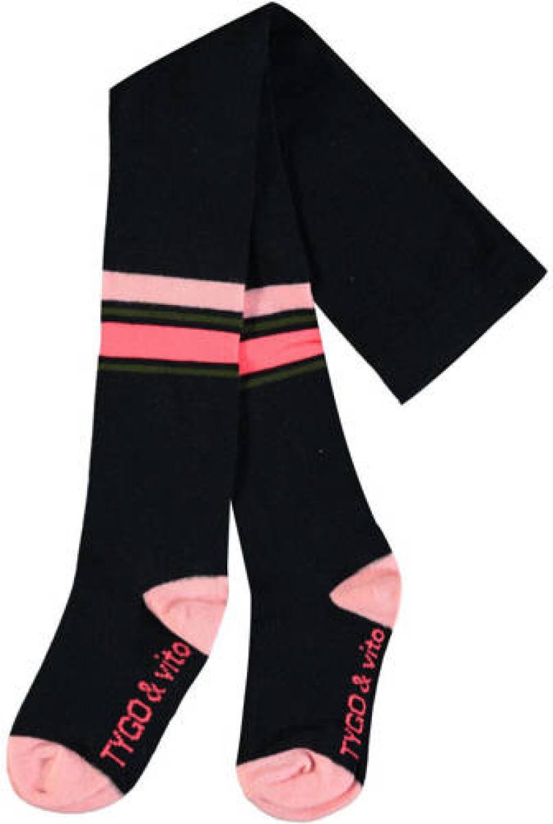 TYGO & vito maillot met streep donkerblauw/roze