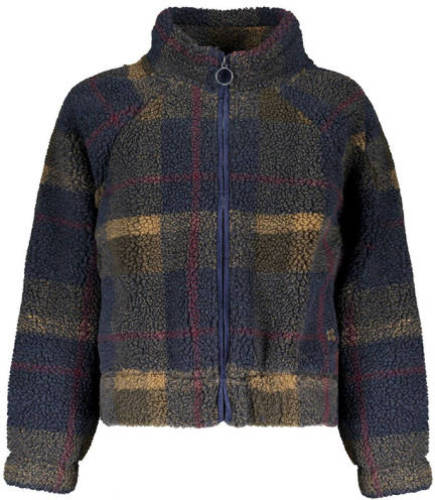 Street called Madison geruit vest blauw