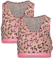 Claesen's top met panterprint roze
