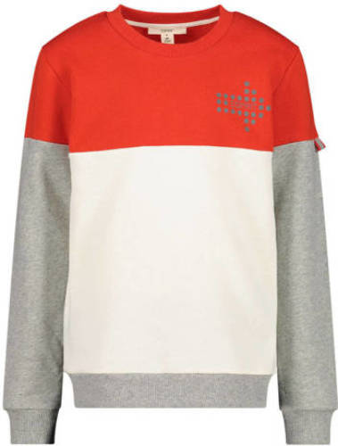 Esprit sweater met printopdruk rood