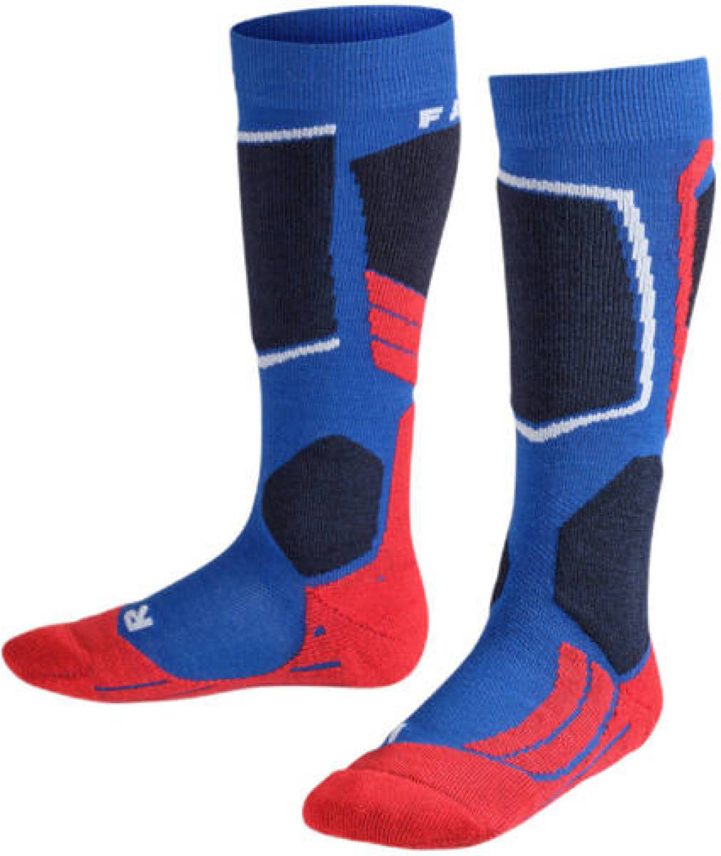 Falke skisokken SK2 blauw/rood