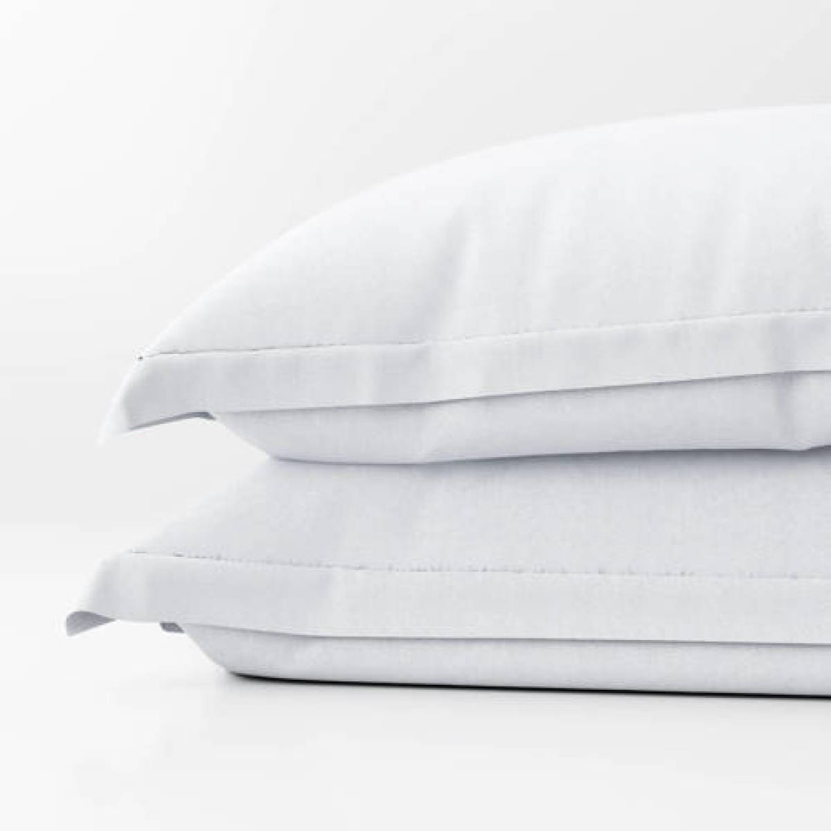 wehkamp home katoen satijnen kussensloop optical white (60x70 cm)