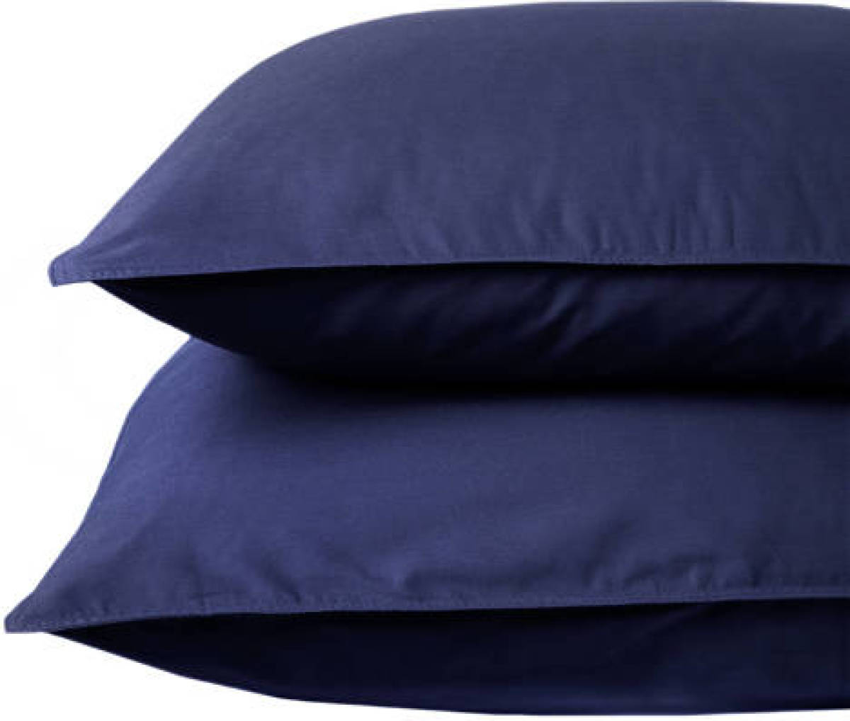 wehkamp home katoenen kussensloop donkerblauw (set van 2) (60x70 cm)