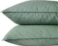 wehkamp home katoenen kussensloop groen (set van 2) (60x70 cm)
