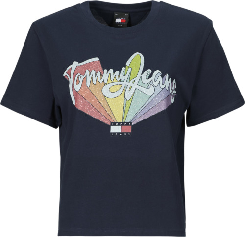 T-shirt Korte Mouw Tommy Jeans  TJW BXY RAINBOW FLAG TEE