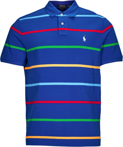 Polo Shirt Korte Mouw Polo ralph lauren  POLO COUPE DROITE A RAYURES MULTICOLORES