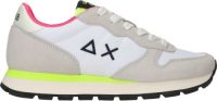 Sun68 Ally Solid Nylon Sneaker Dames Grijs/Wit/Beige