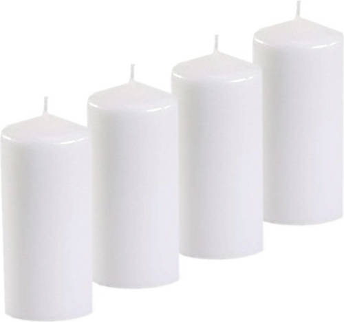 Conpax Candles 6x Stompkaarsen wit 5 cm doorsnede - Stompkaarsen