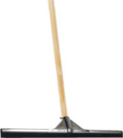 Betra Vloertrekker/douchetrekker voor water metaal/rubber 75 cm met houten steel 150 cm - Vloerwissers