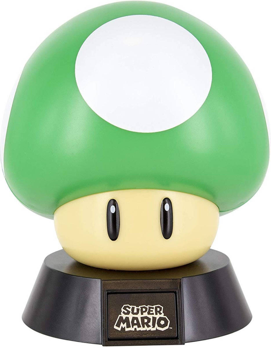 Paladone Super Mario: 1Up Mushroom Icon Light 10 cm groen