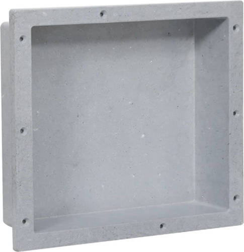 VidaXL Douchenis 41x36x10 cm matgrijs