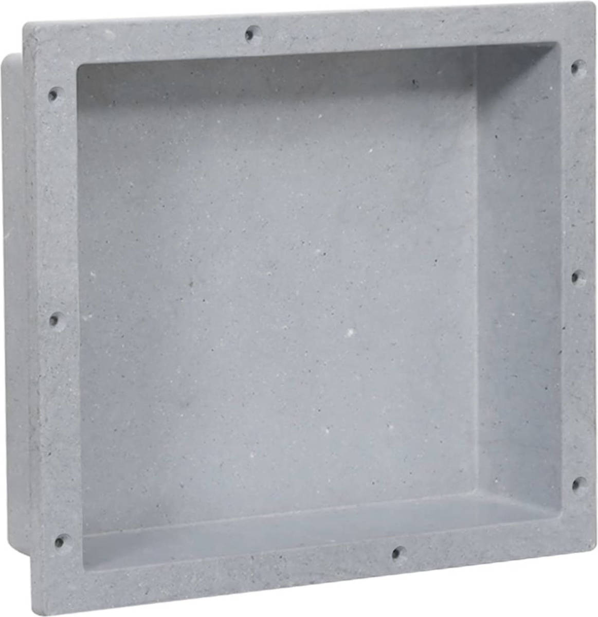 VidaXL Douchenis 41x36x10 cm matgrijs