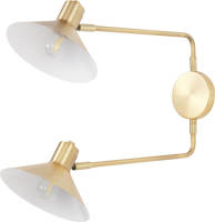 Beliani KADASSA - Muurlamp-Goud-Staal